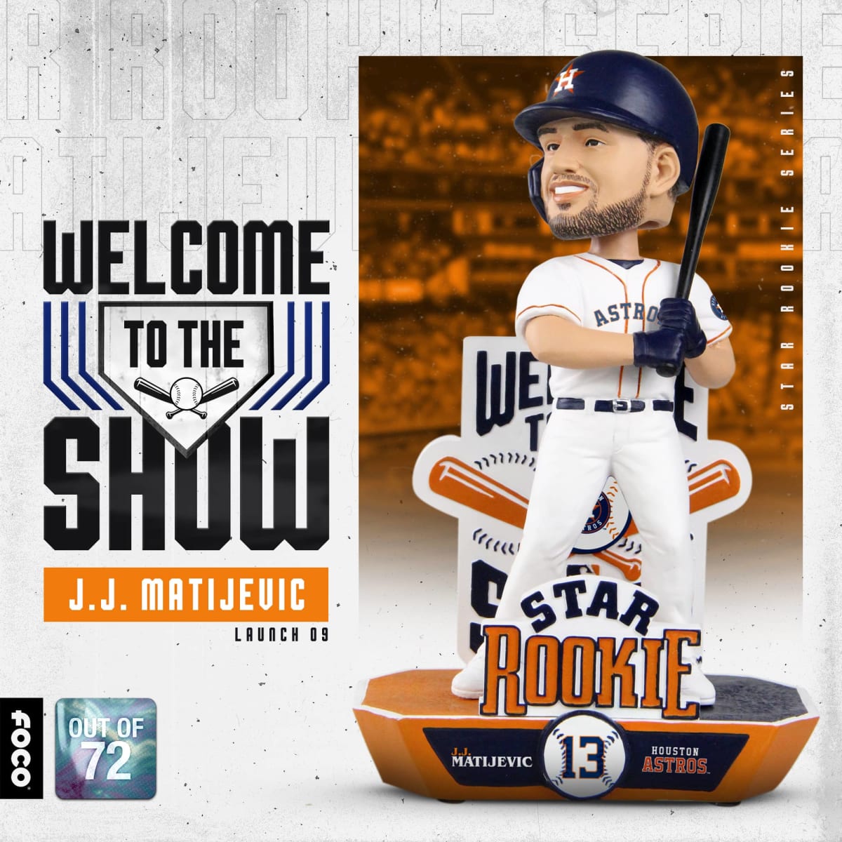 FOCO USA Releases Exclusive Houston Astros Rookie JJ Matijevic Bobblehead -  Sports Illustrated Inside The Astros
