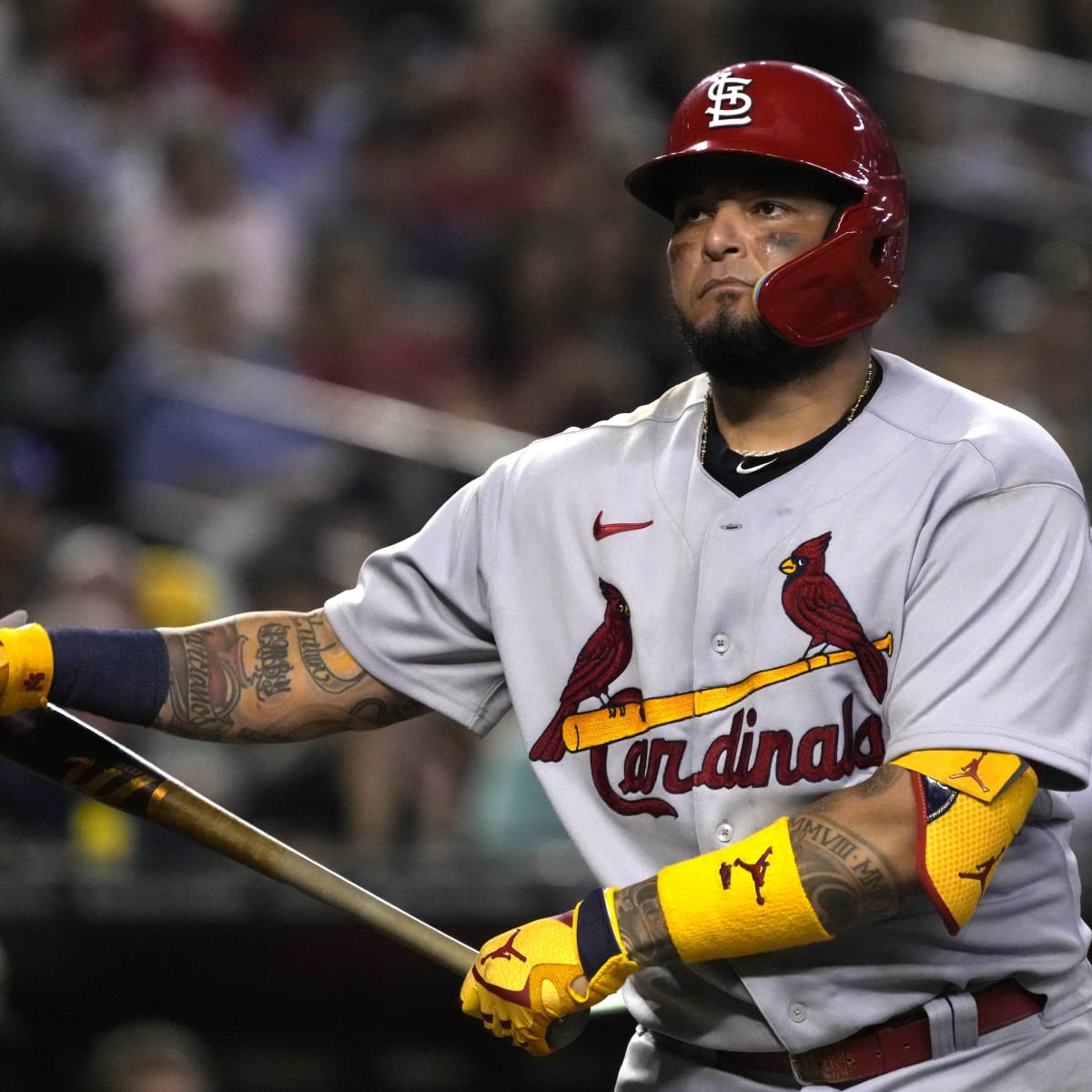 Cardinals  Yadier Molina reacts to not being Gold Glove finalist