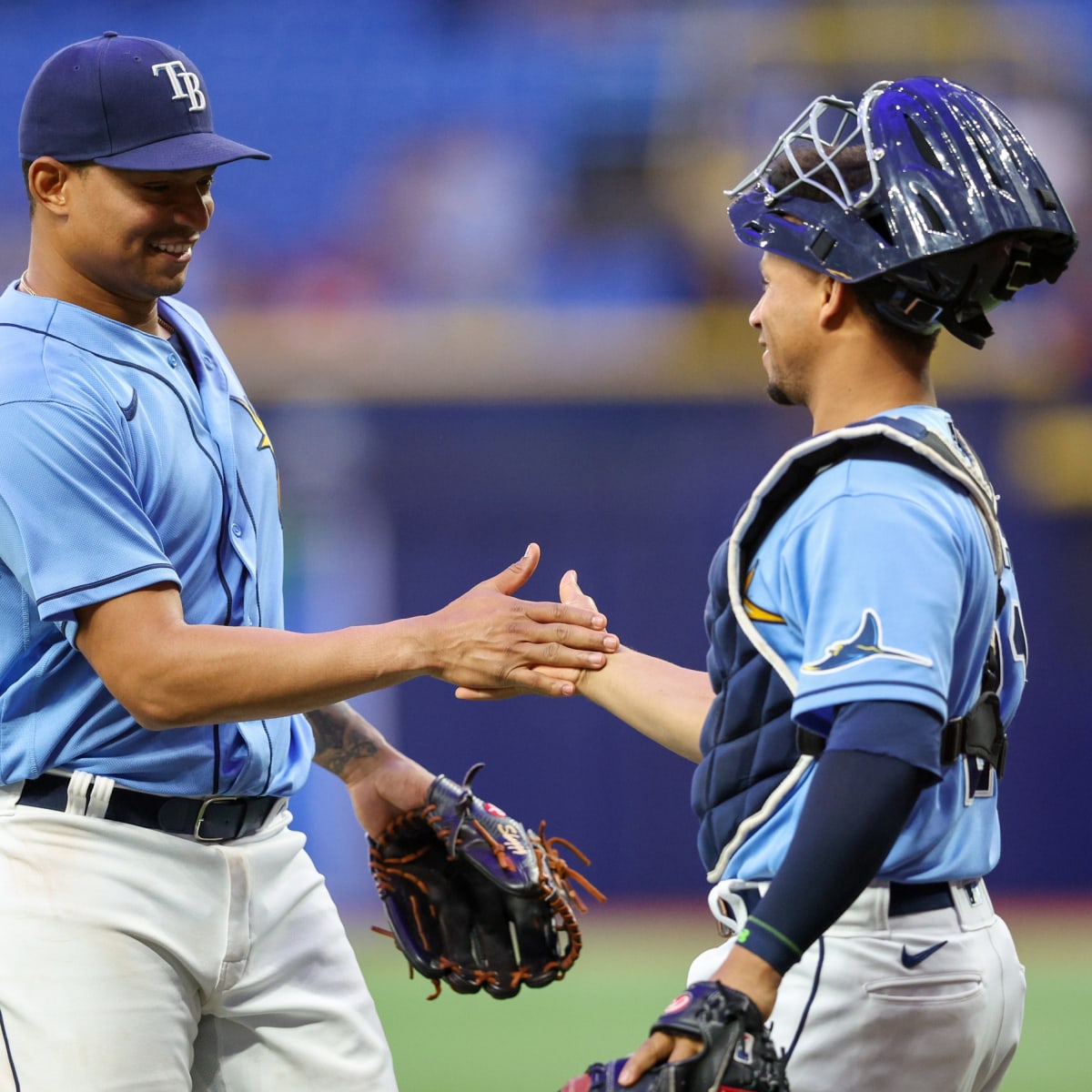 Tampa Bay Rays Catcher — and Pitcher — Christian Bethancourt