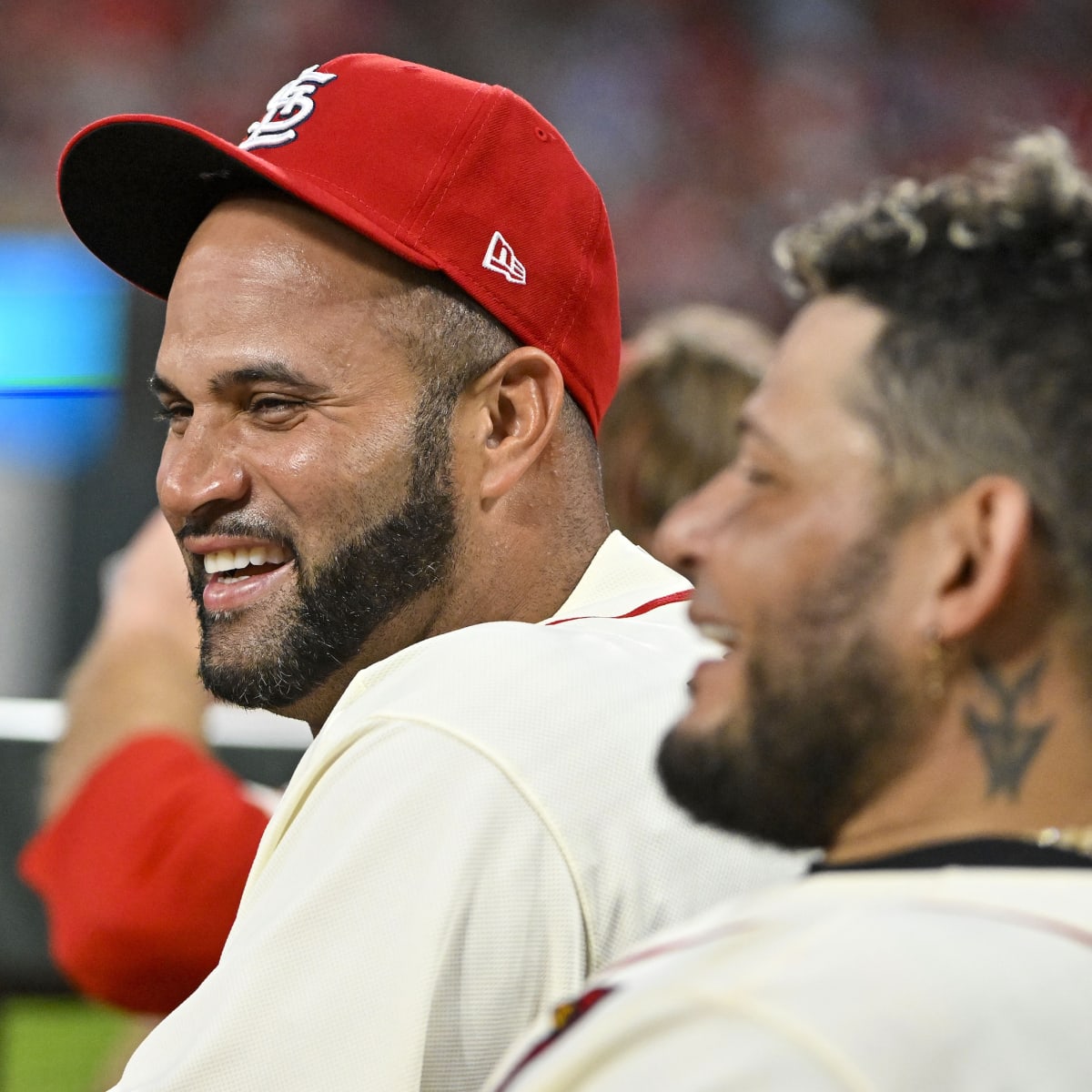 Albert Pujols: Gives and gets gifts at Wrigley Field