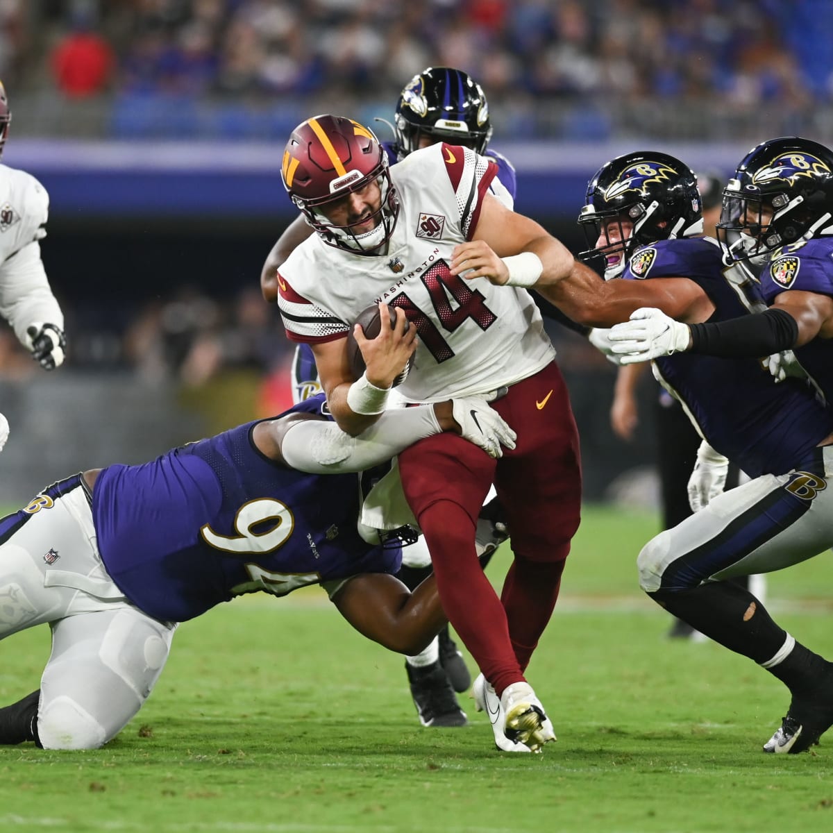 Baltimore Ravens 17, Washington Commanders 15: Washington Can't Complete  Comeback - Sports Illustrated Washington Football News, Analysis and More