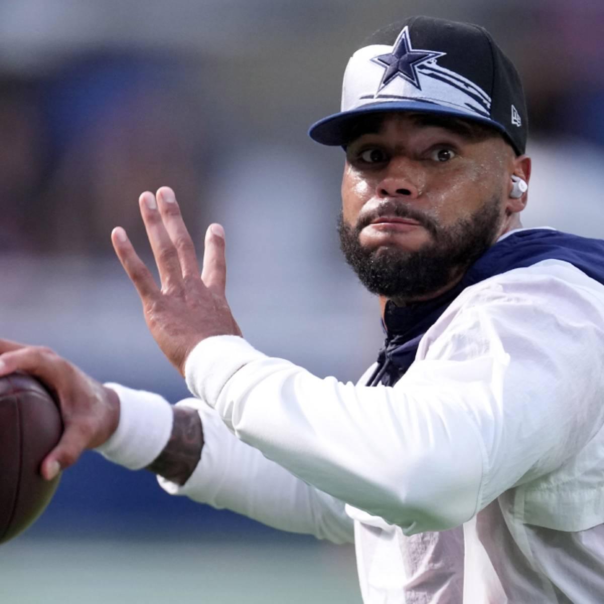 Cowboys' Dak Prescott Limited in 