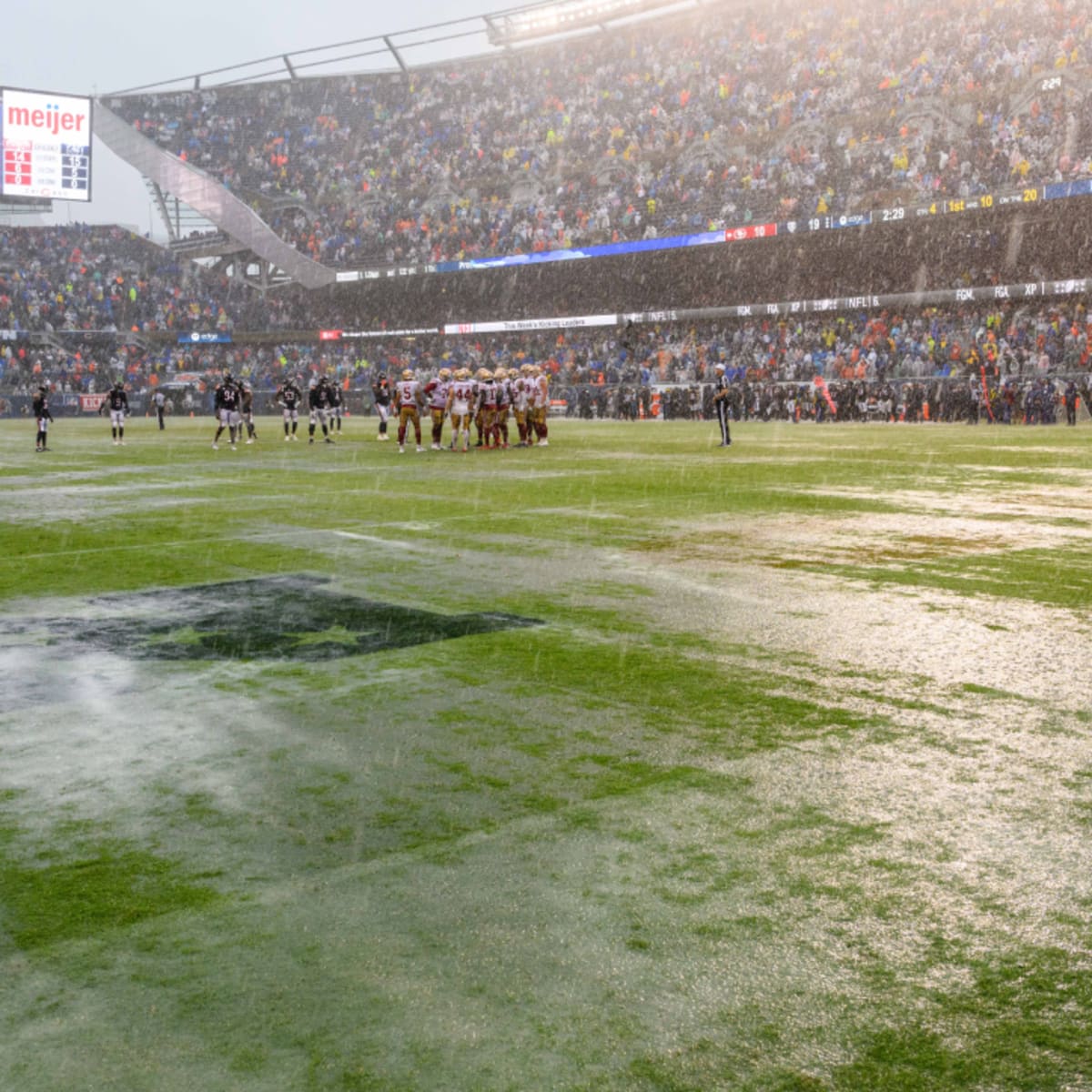 NFL Films Documents Bears' Rain-Soaked Week 1 Win at Soldier Field
