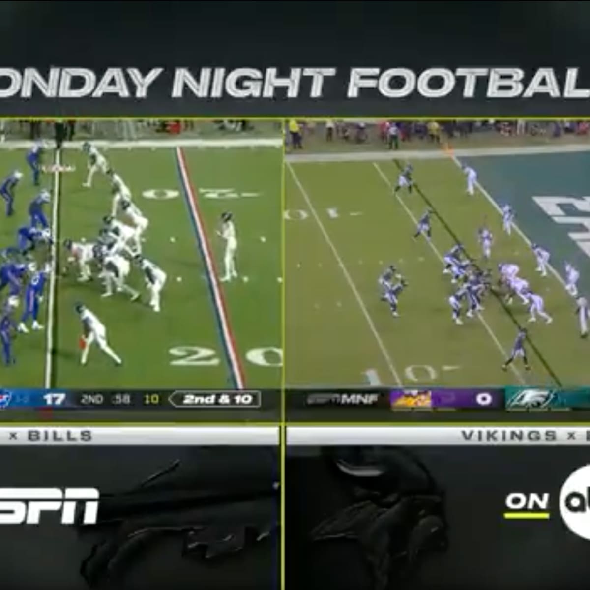 Monday Night Football viewers call out ESPN over use of split screen