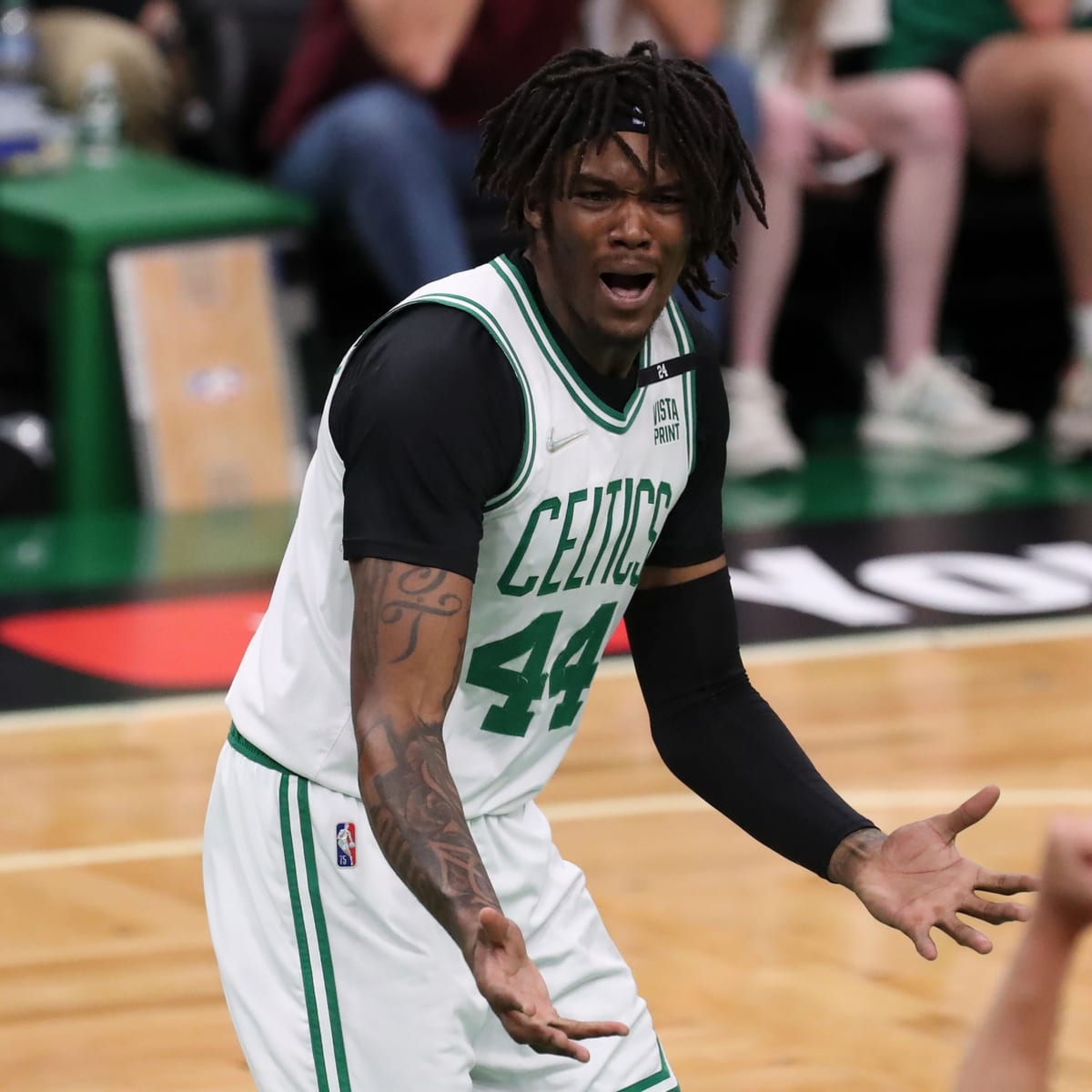7-foot-2-inch Bol Bol slowly acclimating himself to the Celtics while  rehabbing a foot injury - The Boston Globe