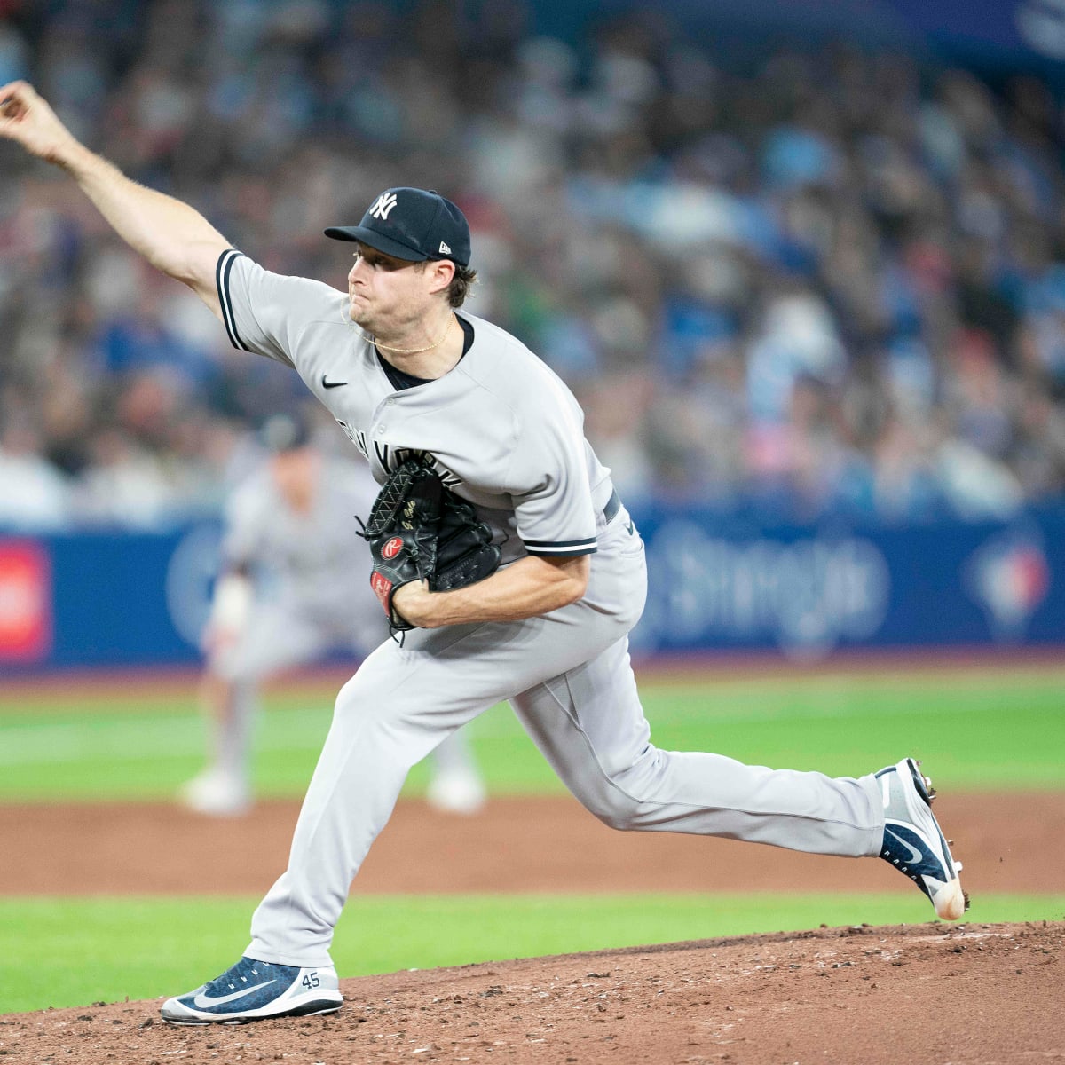 Gerrit Cole's windup assisted his big 14-strikeout start for supreme  yankees jersey Yankees