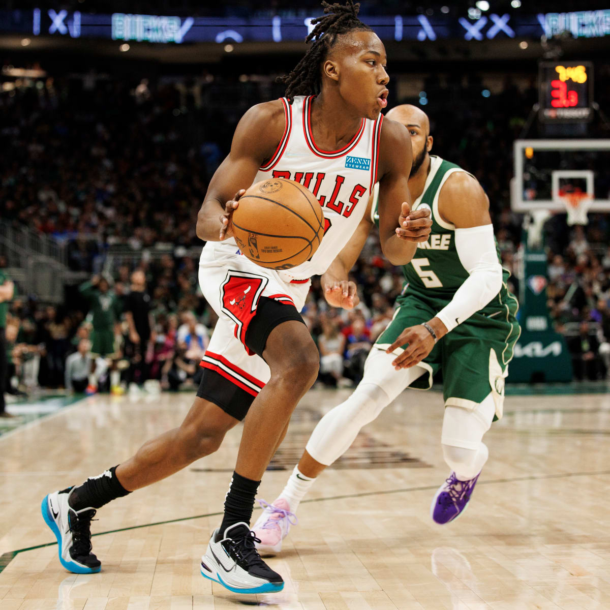 Bulls' Ayo Dosunmu 'earned' first start of NBA career vs. Nuggets