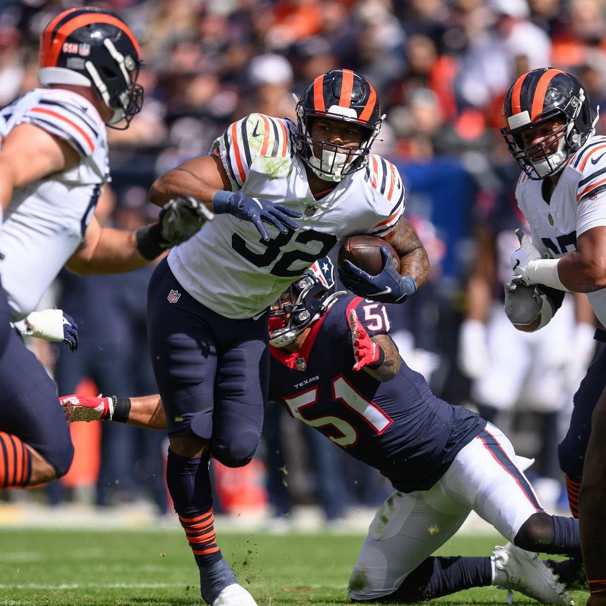 David Montgomery returns to Chicago Bears practice - Sports Illustrated  Chicago Bears News, Analysis and More