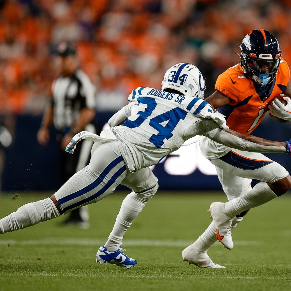 Denver Broncos WR KJ Hamler Livid After Botched 4th-&-1: 'I Could Have  Walked in' - Sports Illustrated Mile High Huddle: Denver Broncos News,  Analysis and More