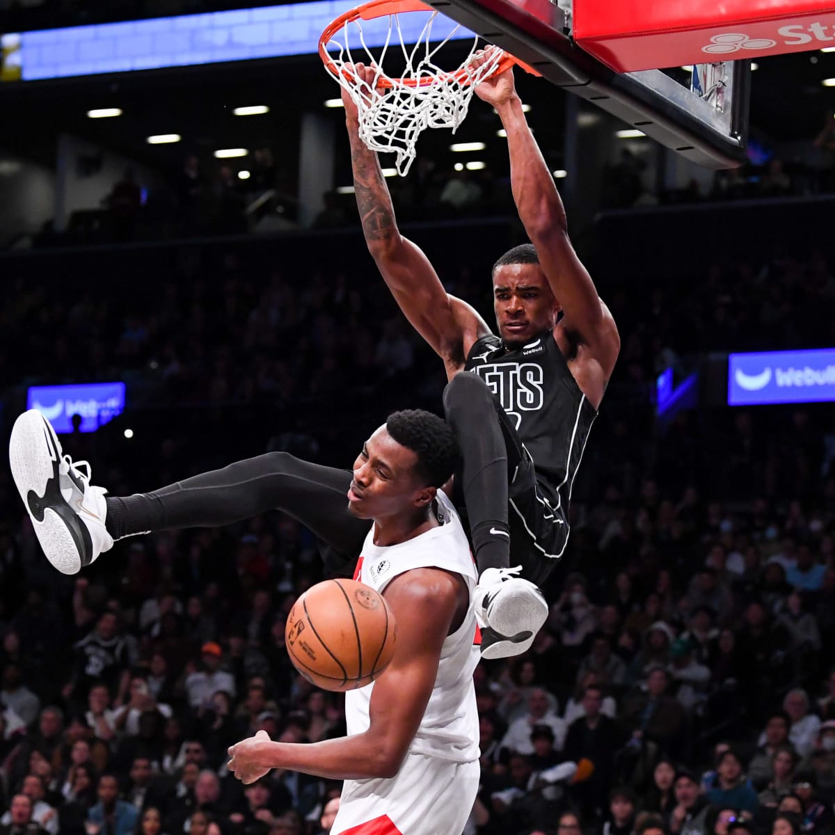 Nic Claxton, the Nets' last young prospect, could be wild card in  Brooklyn's title quest - The Athletic