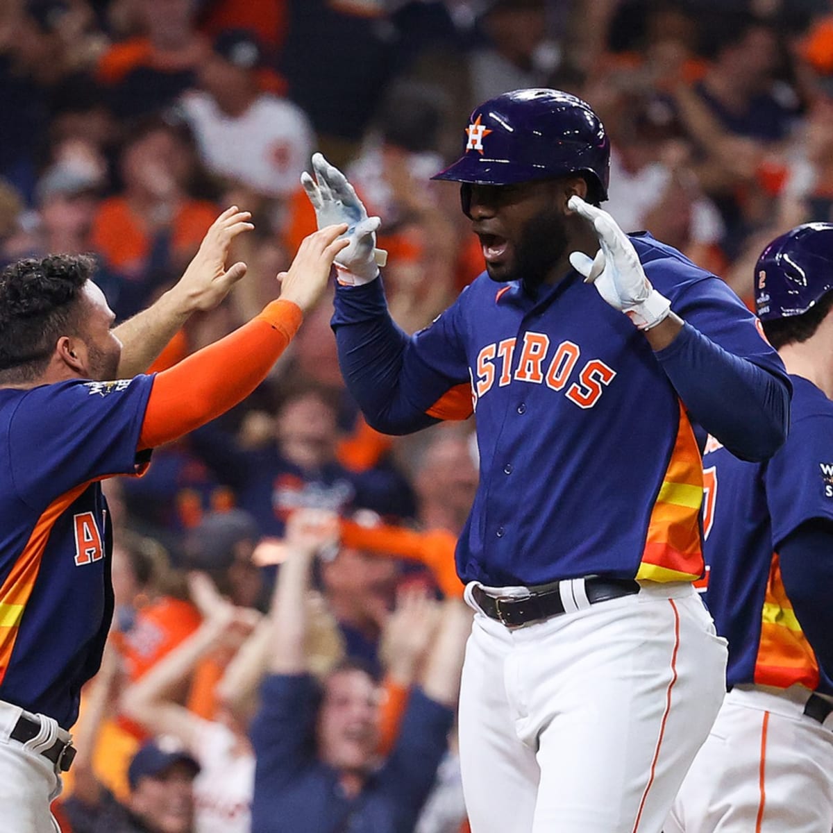 WATCH: Yordan Alvarez Home Run Gives Astros 3-1 Lead in World Series Game 6  - Fastball