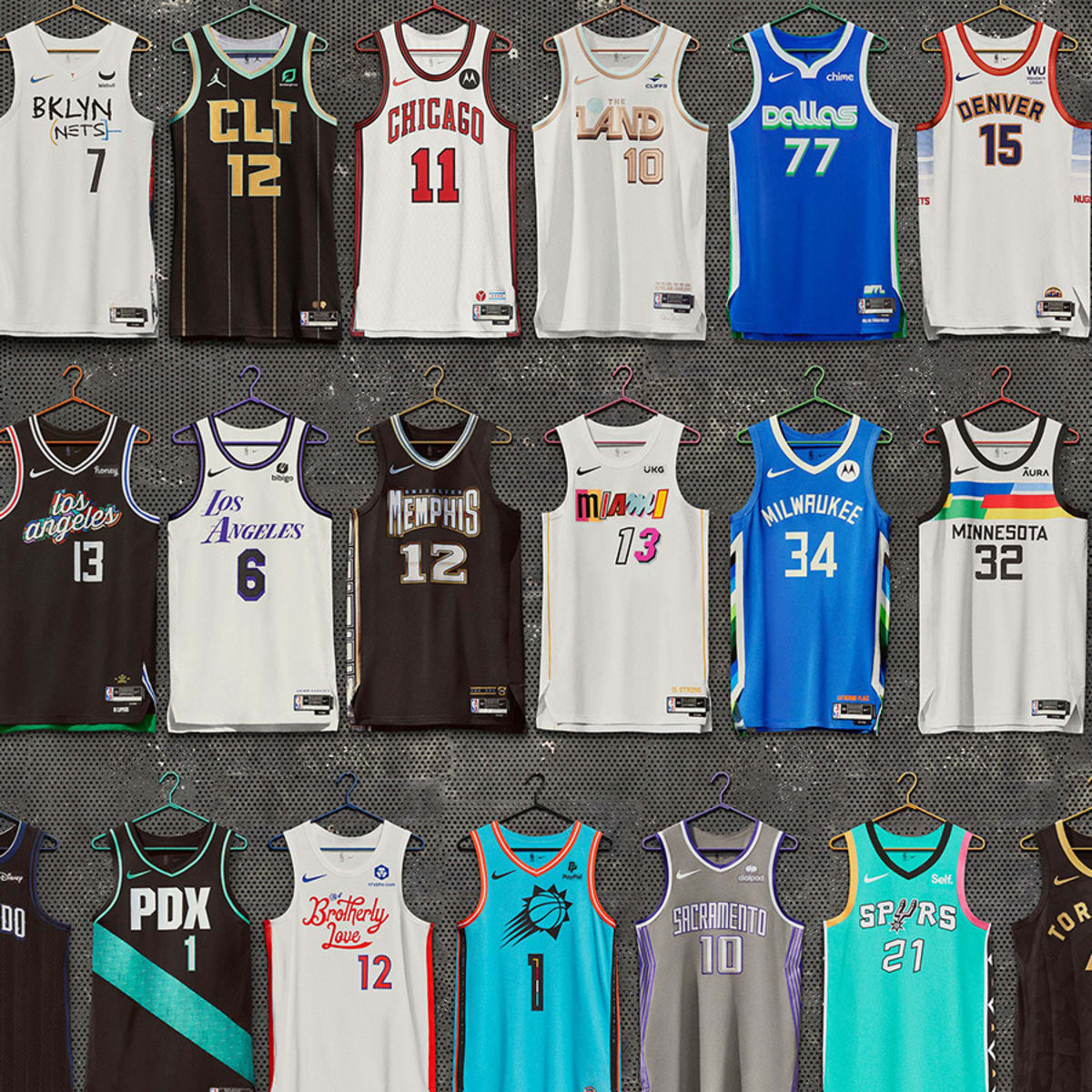 Ranking the 2017-18 NBA 'City' uniforms