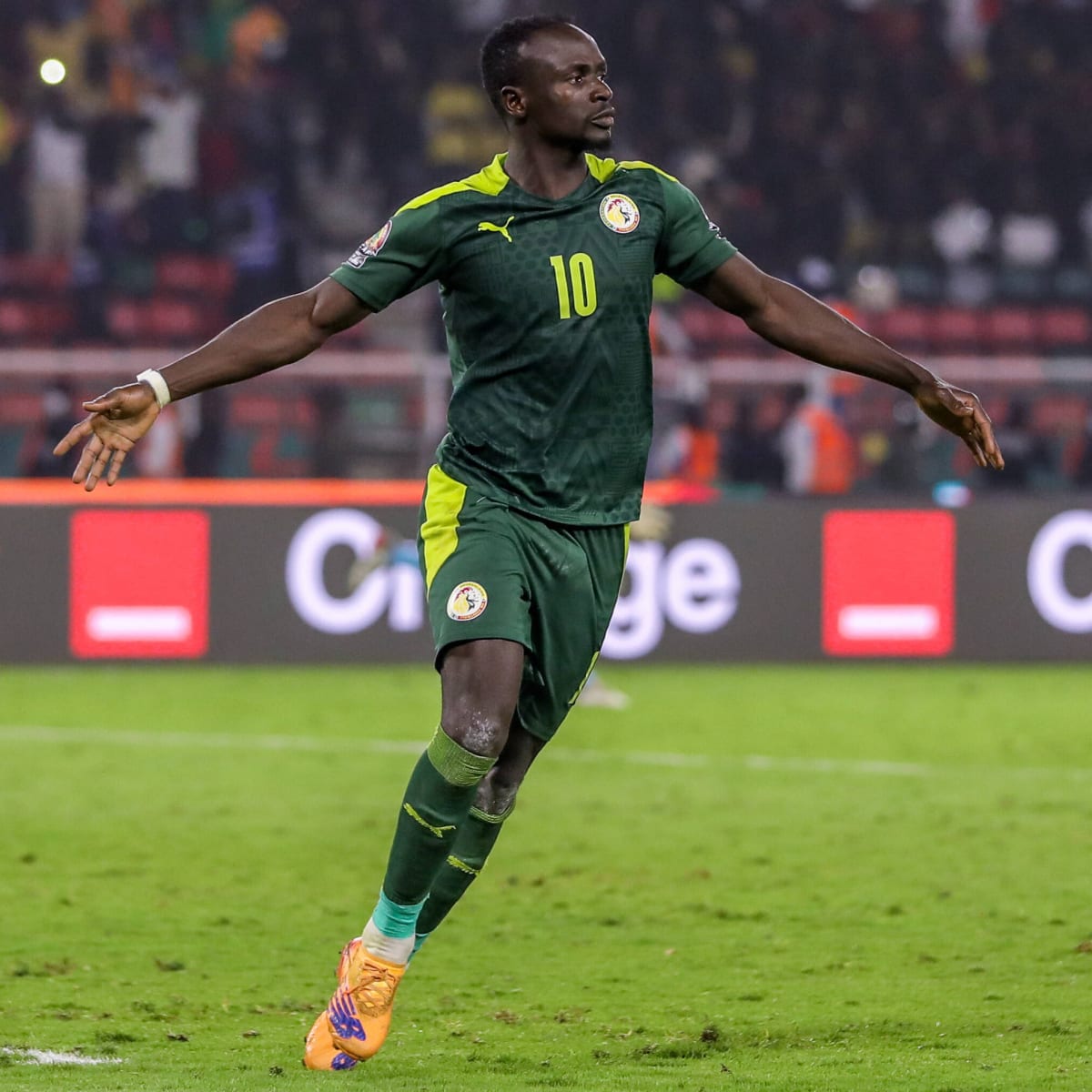 Senegal's soccer stars' jerseys