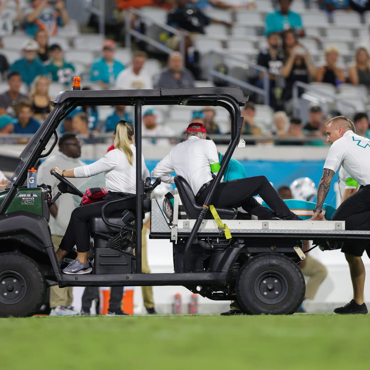 Dolphins-Jaguars preseason game canceled after Daewood Davis injury: WR  'better' but in concussion protocol 
