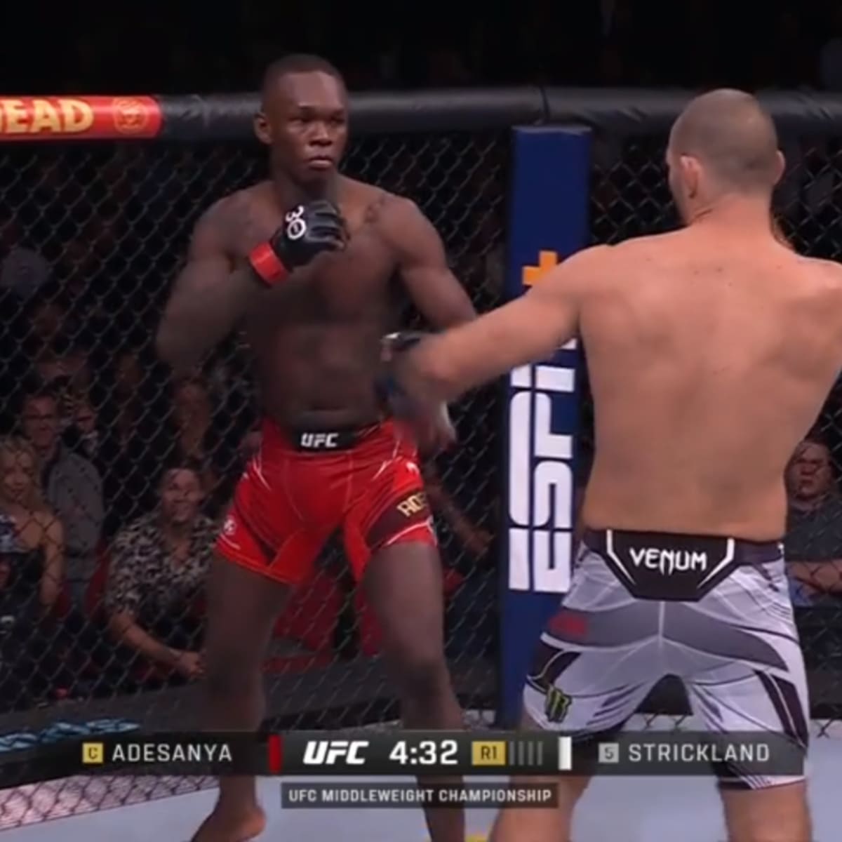 VIDEO Sean Strickland Shocks Israel Adesanya, Wins UFC Title