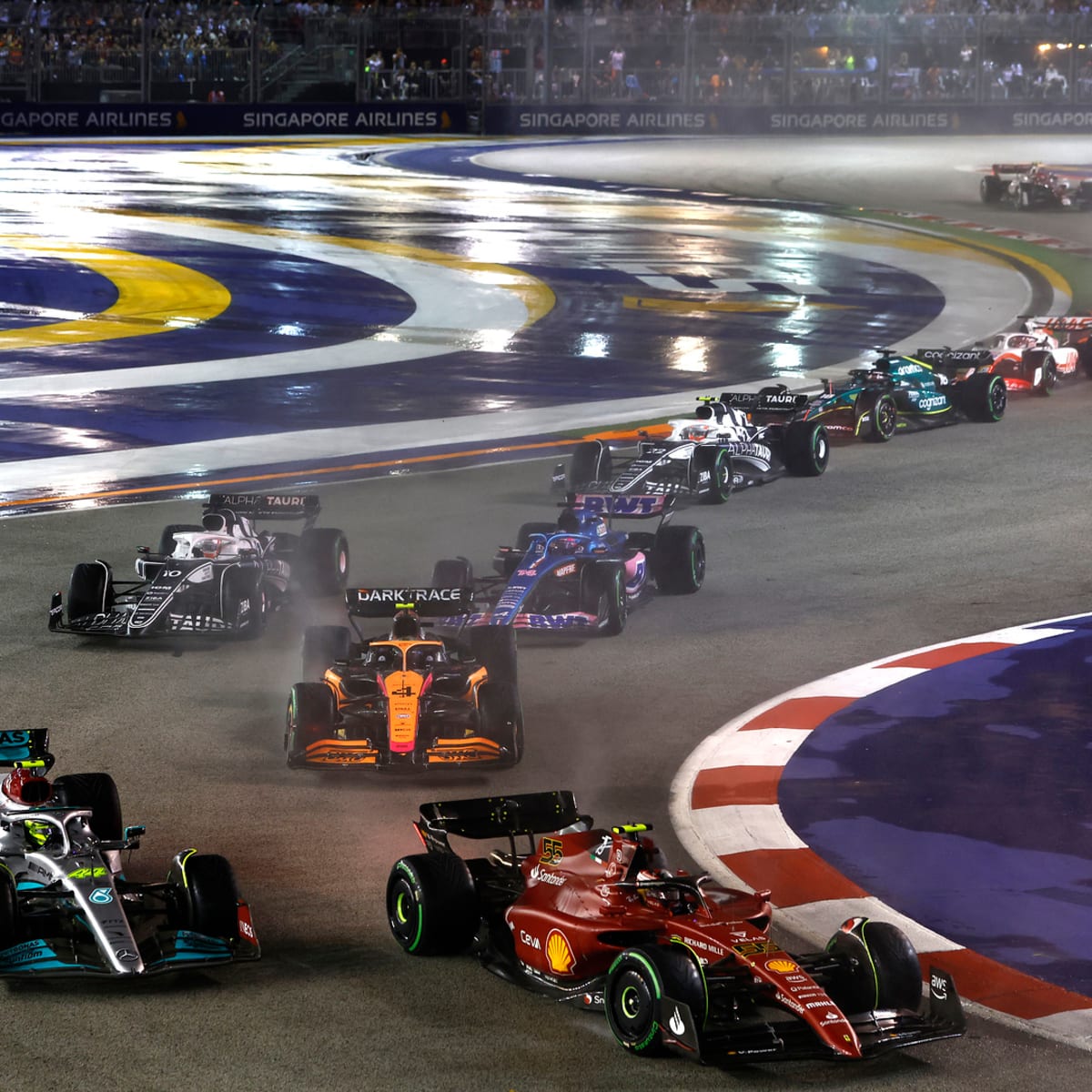 2022 F1 world championship standings after the Singapore GP