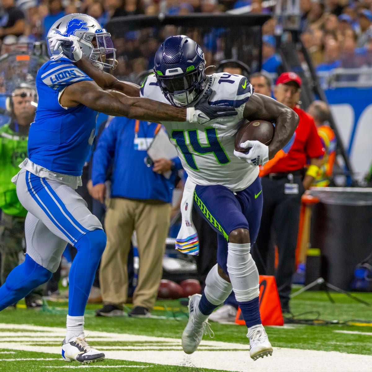 Seahawks' DK Metcalf fined for hit on Ahkello Witherspoon