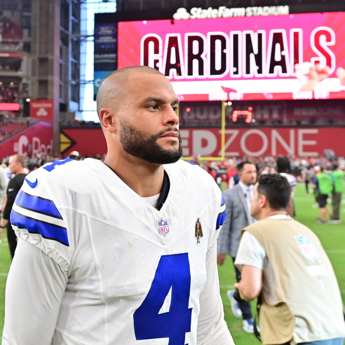 Dak Prescott Red Zone The Story of This Game - Period! Dallas Cowboys Lose 28-16 at Cardinals - Live Game Log