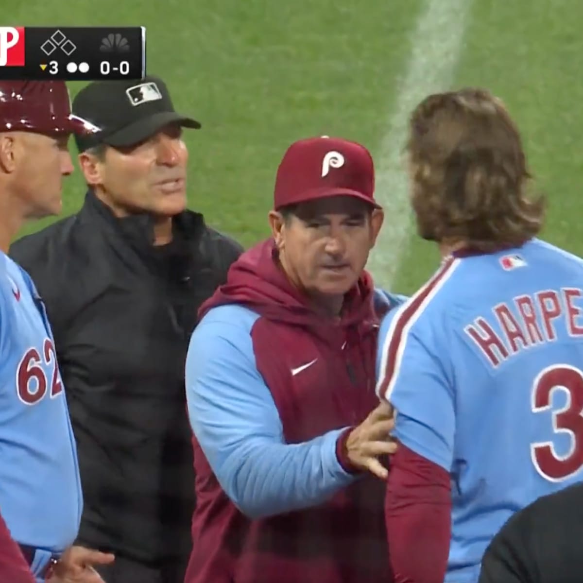 Phillies' Bryce Harper Went Ballistic on Angel Hernandez After Baffling  Check-Swing Call - Sports Illustrated