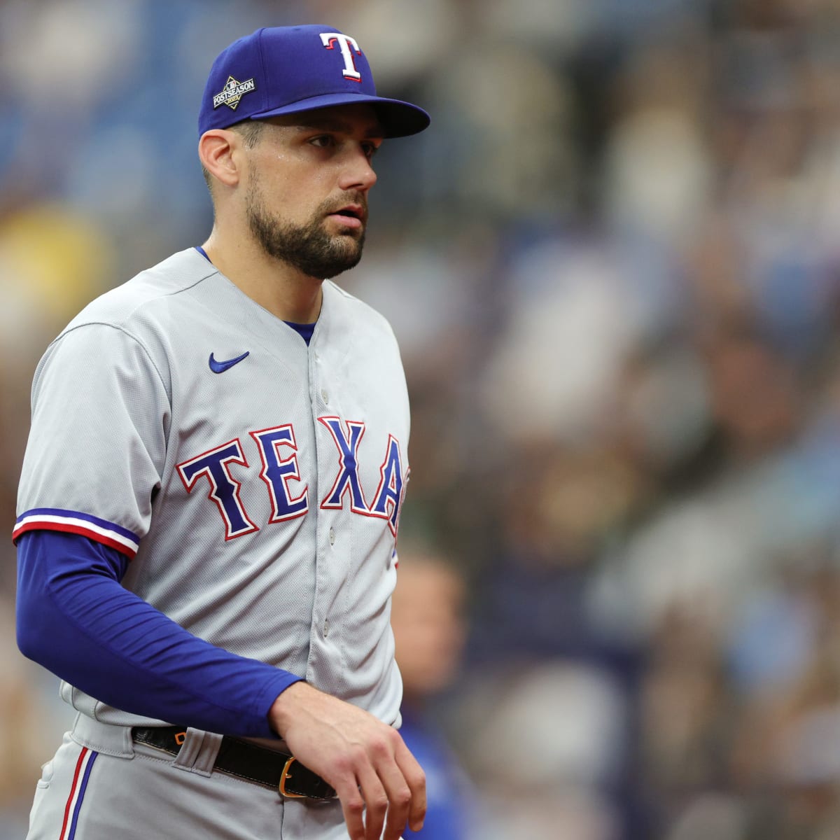 Hometown' Nathan Eovaldi Leads Texas Rangers into ALCS Game 2 at Houston  Astros - Sports Illustrated Texas Rangers News, Analysis and More