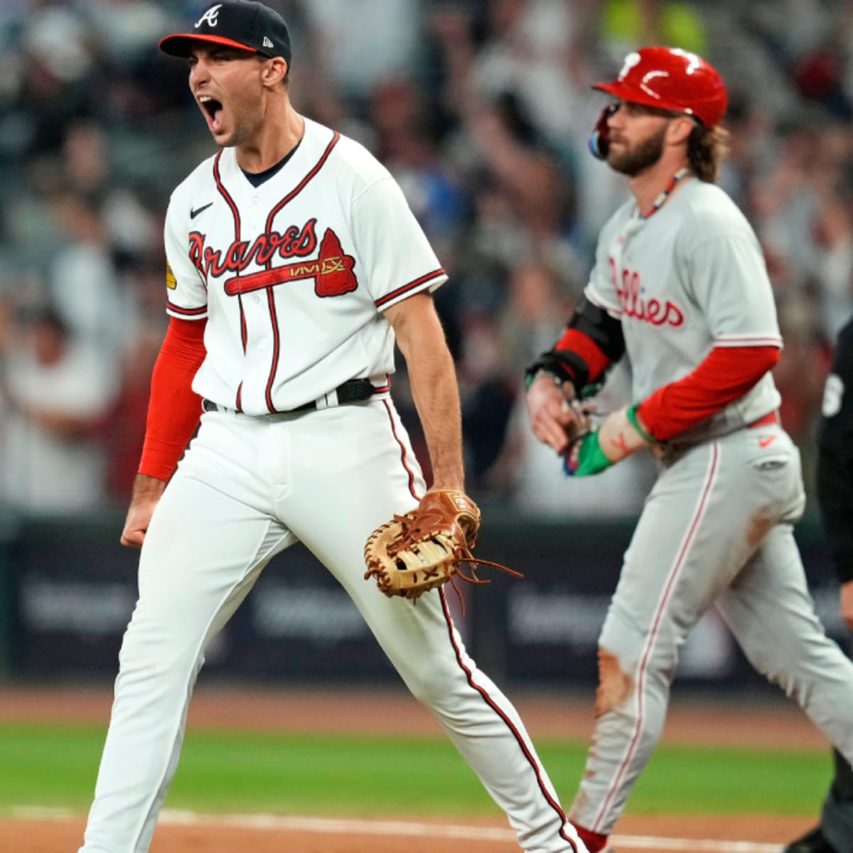 This Video of Braves' Game-Winning Double Play With Natural Sound