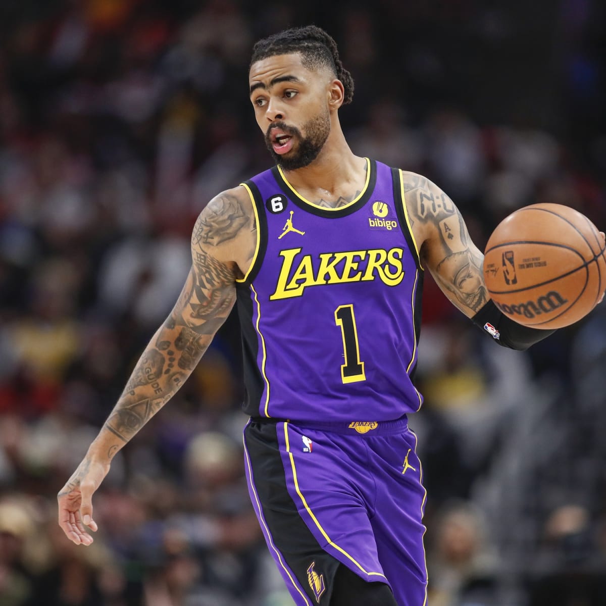 d'angelo russell lakers jersey nike