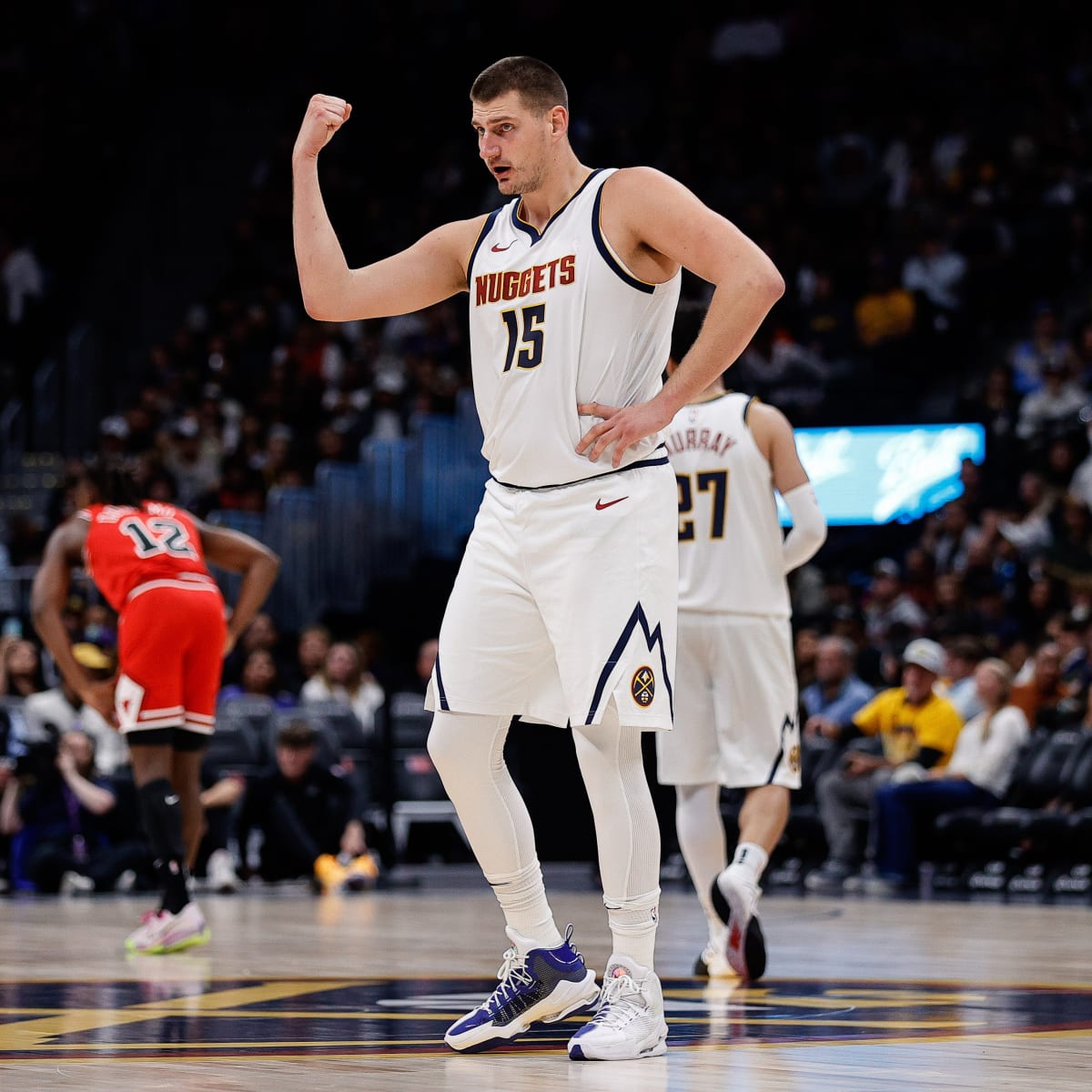 What shoes are Jokic wearing this preseason? Look sorta like Dame's