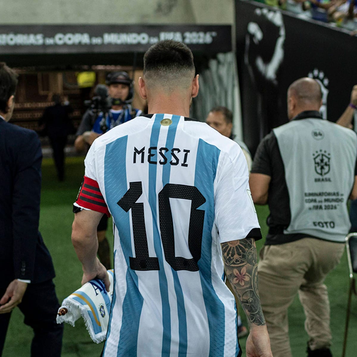 Lionel Messi, Argentina Walk Off Pitch After Fight Breaks Out in Crowd  Before Match vs. Brazil - Sports Illustrated
