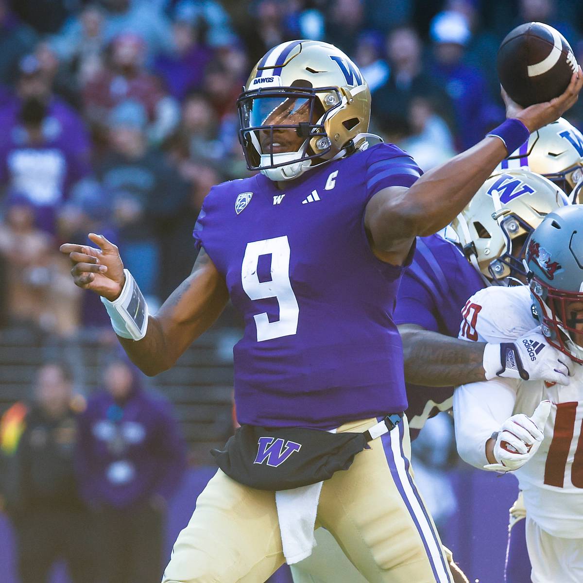 Nervous Michael Penix Jr. Can't Bear to Watch Washington's Game-Winning Field Goal vs. Washington State - Sports Illustrated