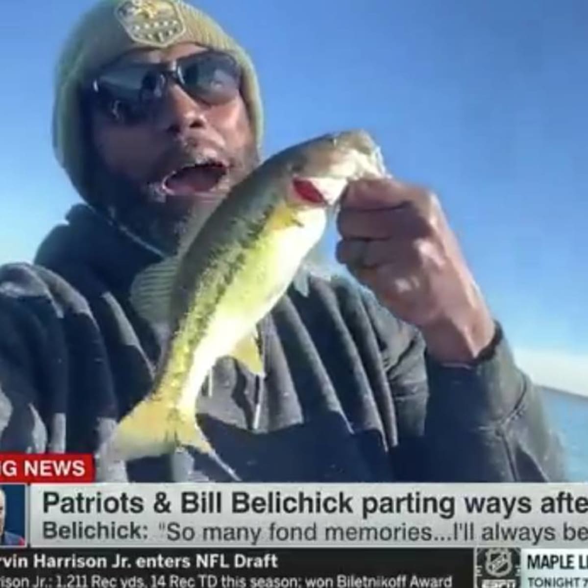 Randy Moss Coolly Reflected on Bill Belichick's Greatness From a Fishing  Boat Live on ESPN - Sports Illustrated