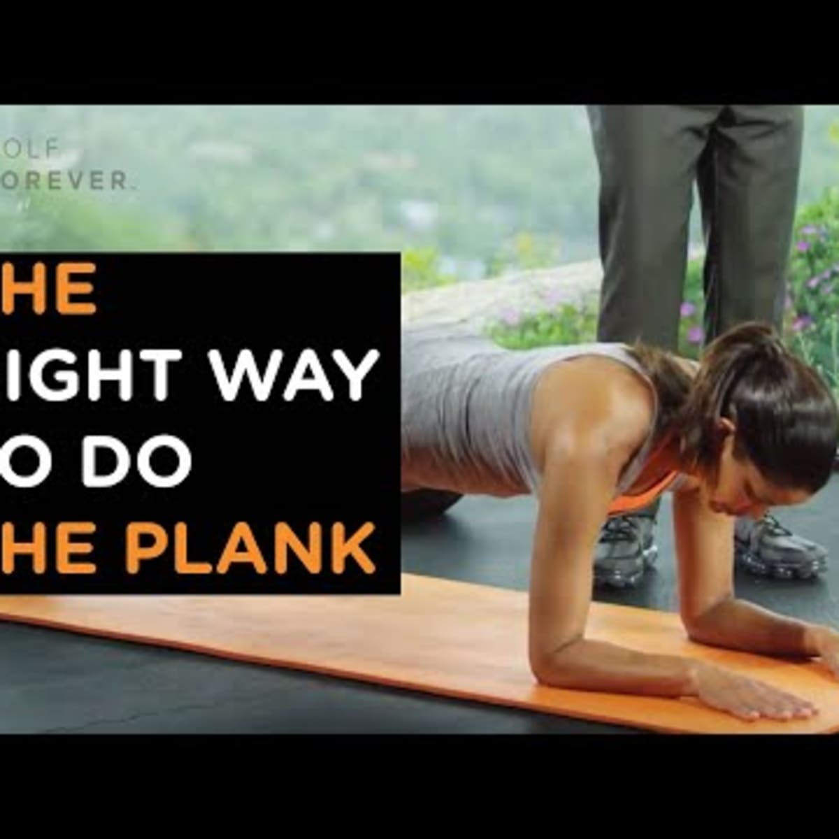 YHWH Health & Fitness - Motivation Monday: Correct Plank! Plank is