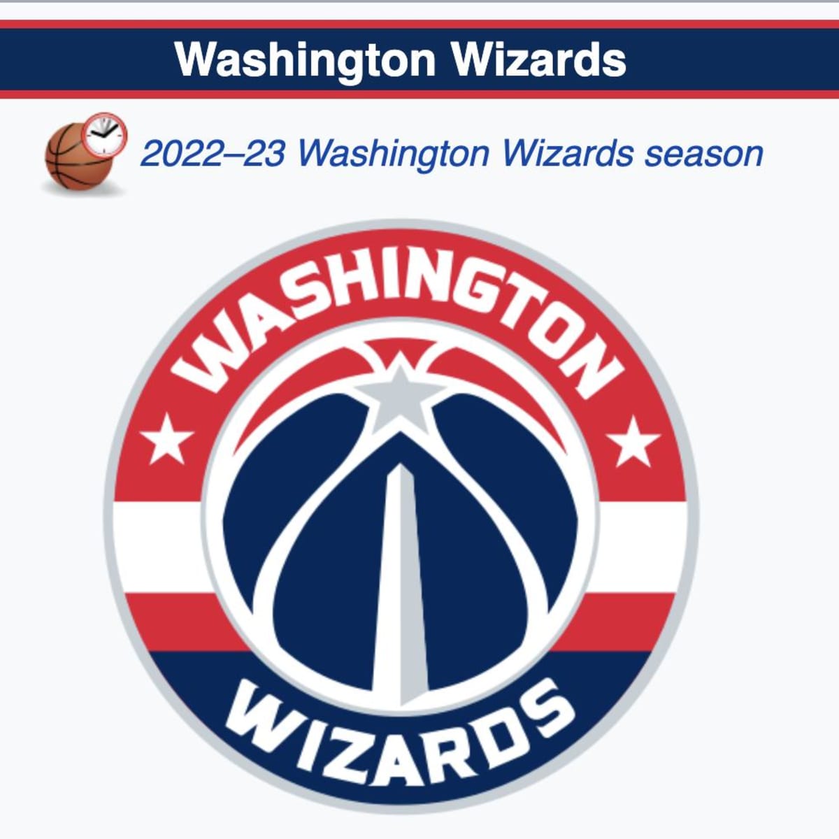 2023 NBA Championship SlamDunk Washington Wizards basketball logo