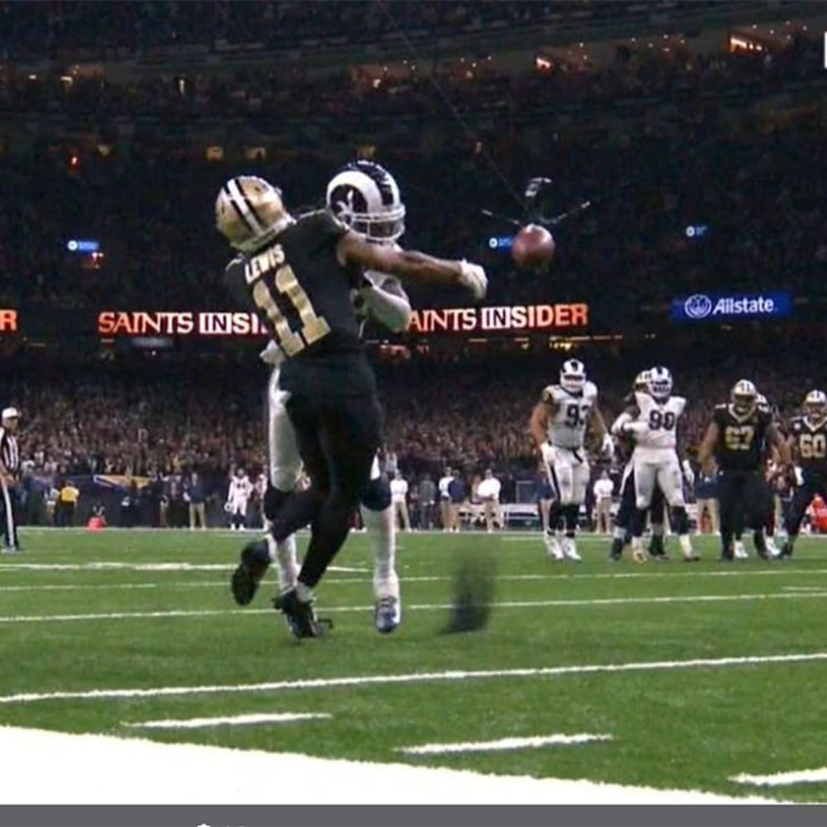 Interaktion gentagelse Motivere NFC Championship pass interference video: Did refs miss Rams penalty? -  Sports Illustrated