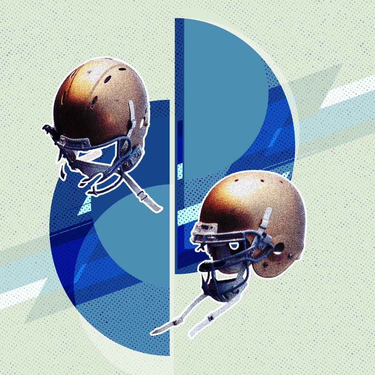 Best college football helmets: Notre 