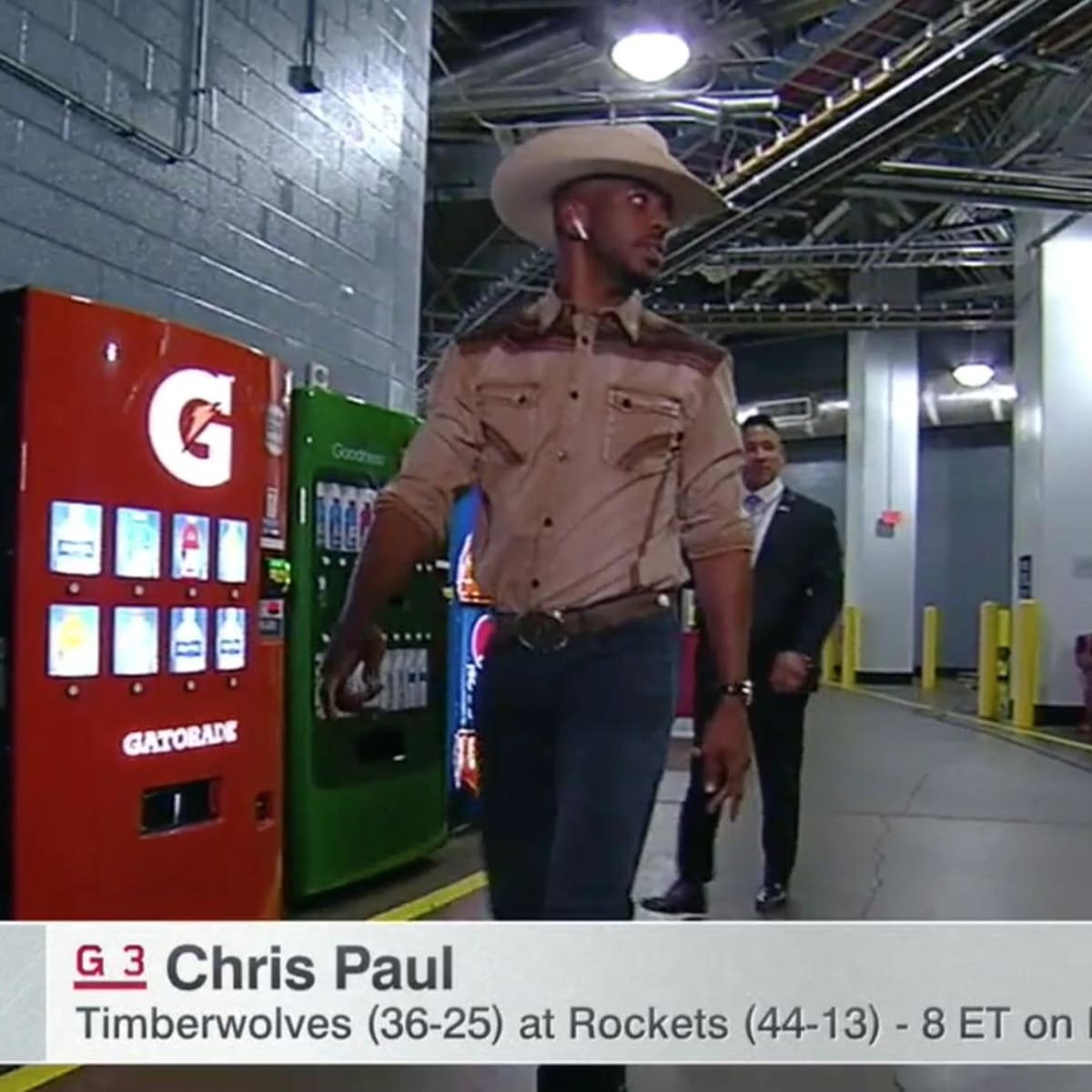 Chris Paul Shows Up To The Game In Cowboy Attire, CP3 with the cowboy  outfit! 🔥, By NBA Memes