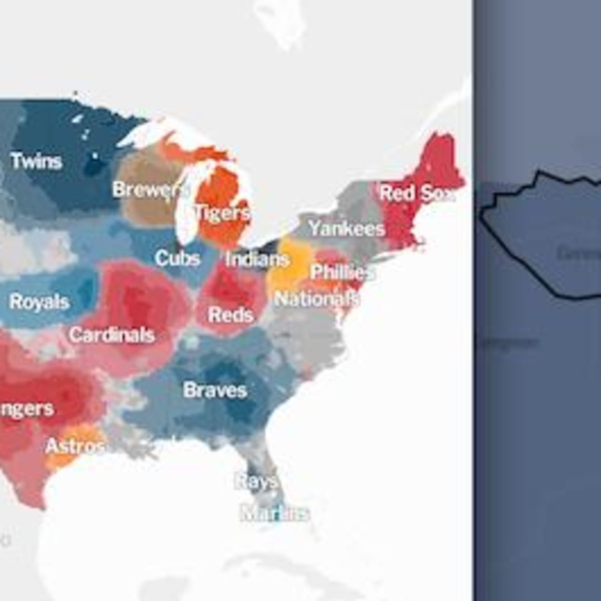 Chia sẻ hơn 58 về MLB territory map hay nhất  cdgdbentreeduvn