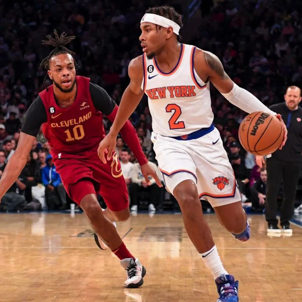 Knicks 123, Trail Blazers 107: Scenes from the Deuce McBride Game - Posting  and Toasting