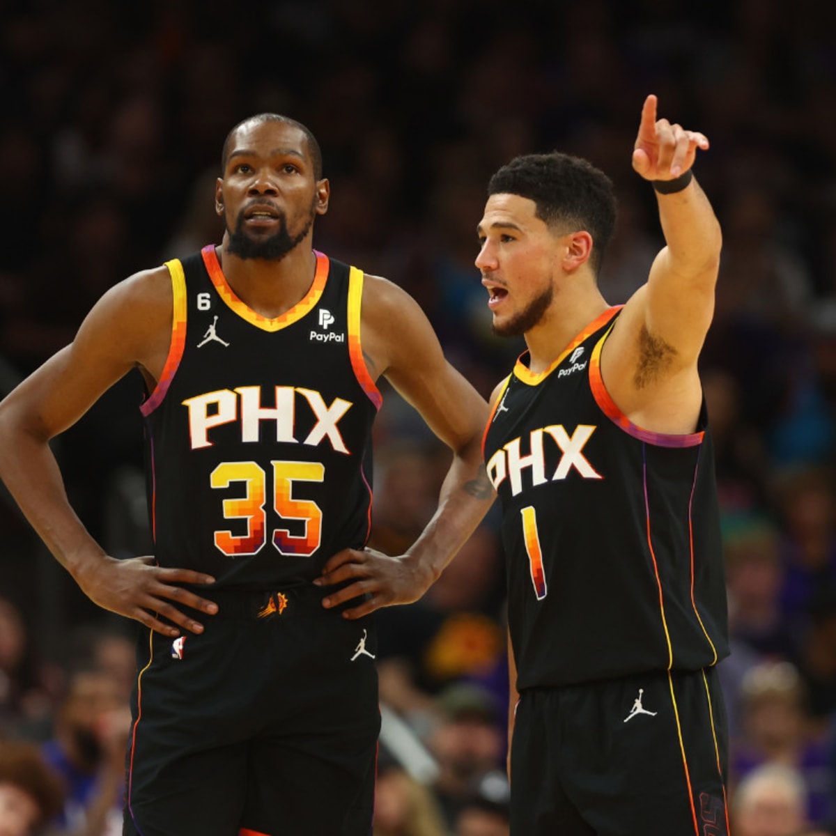 Report: Suns' Kevin Durant, Devin Booker, Chris Paul to Sit vs