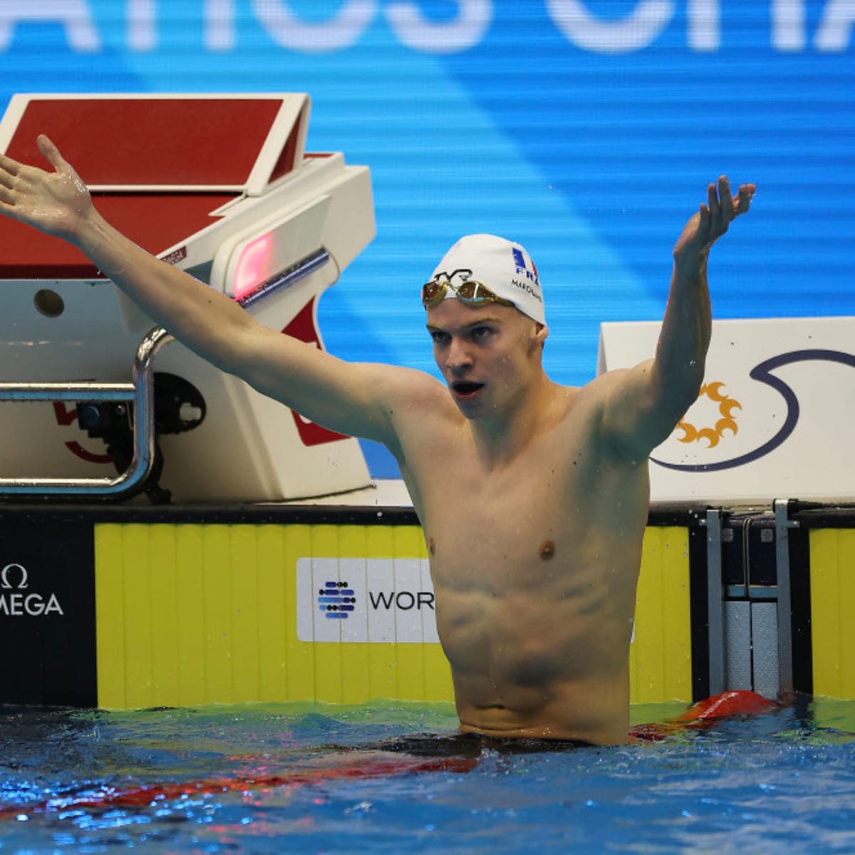 French Swimmer Leon Marchand Breaks Michael Phelps's Last World Record -  Sports Illustrated