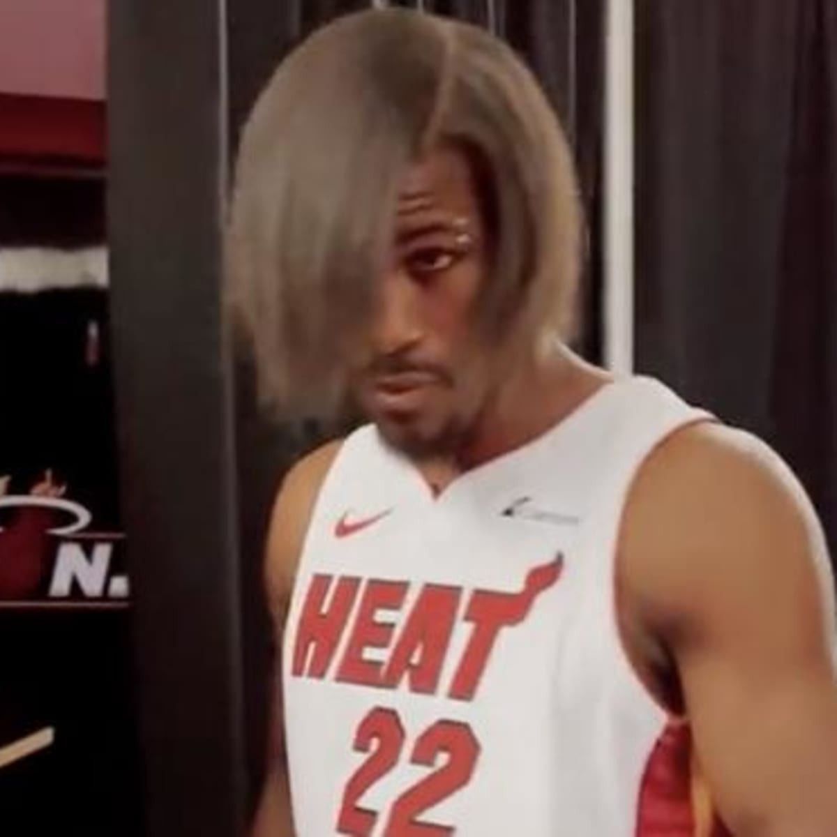 Jimmy Butler debuted a new look for Media Day — and his emo makeover i, Jimmy Butler
