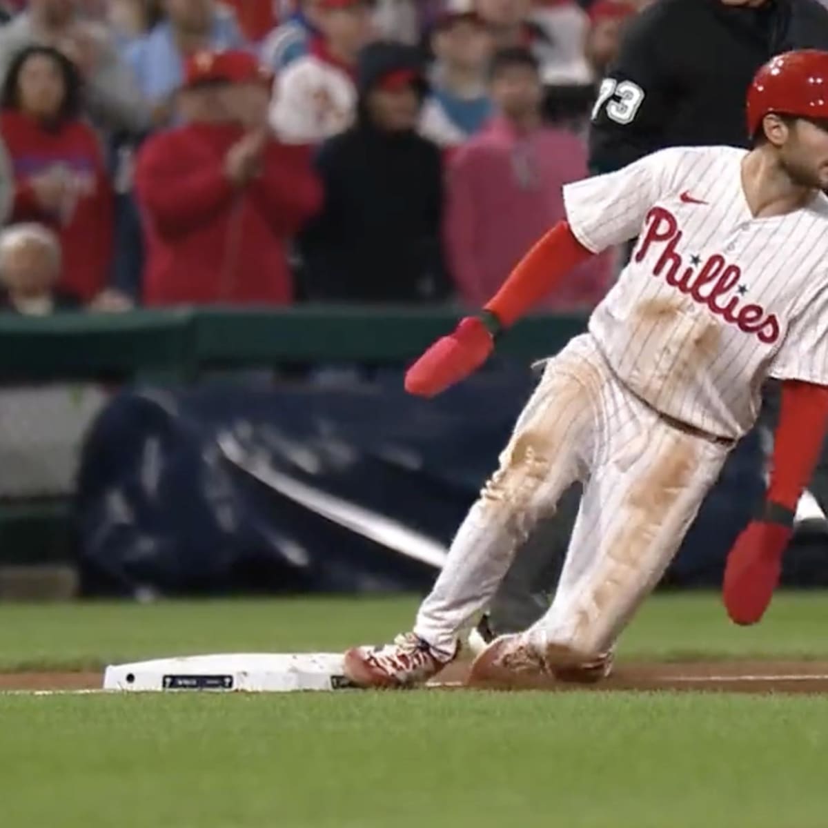 Phillies' Trea Turner Had the Smoothest Slide of the MLB Playoffs