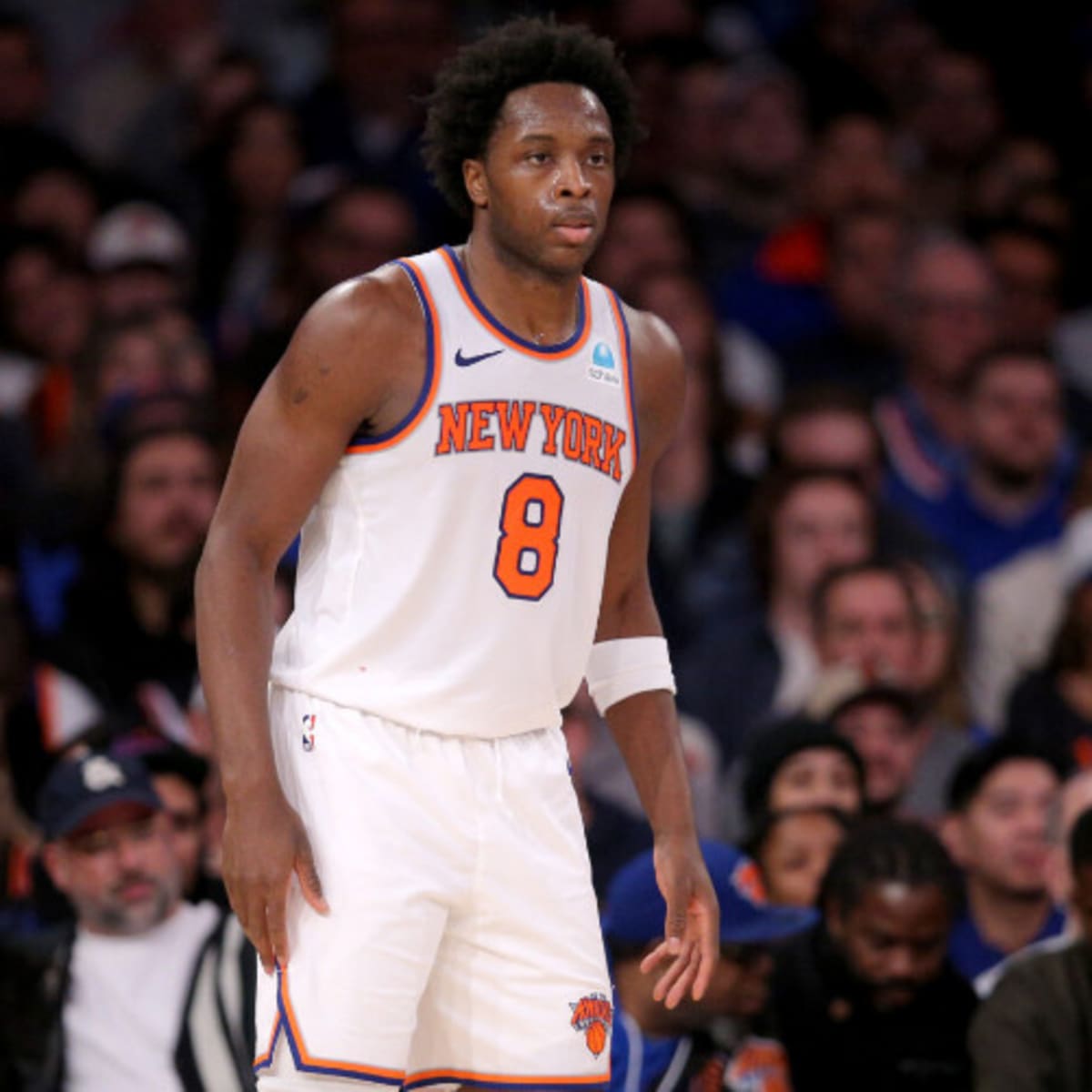 Youth New York Knicks OG Anunoby Fanatics Branded White Fast