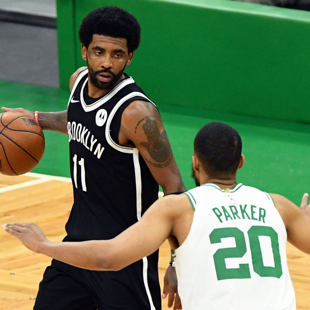 Fan Throws Water Bottle at Kyrie Irving After Game 4