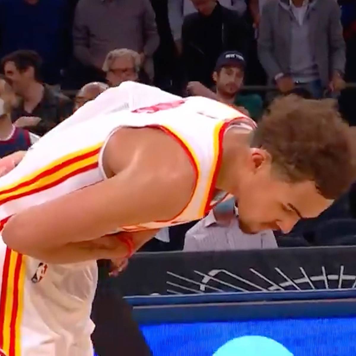 Trae Young Took a Broadway Bow After Bouncing the Knicks
