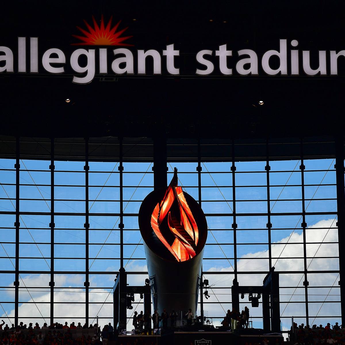 Raiders Legends Light the Torch at Super Bowl LVIII
