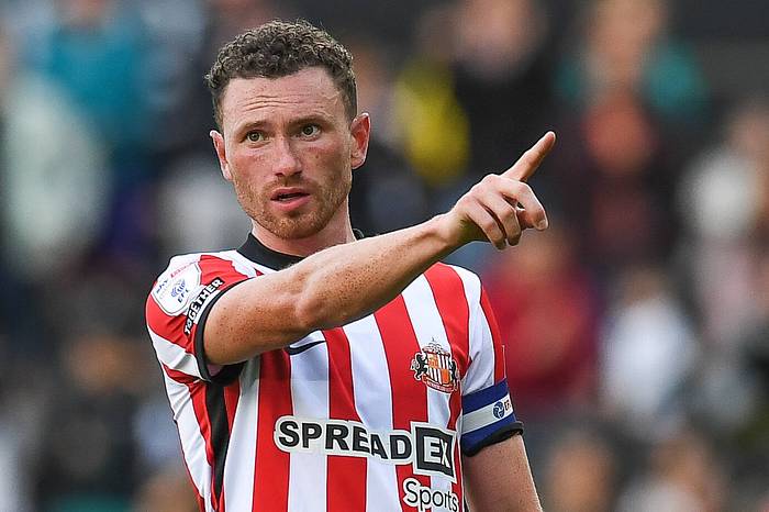 Corry Evans during Sunderland defeat at Swansea