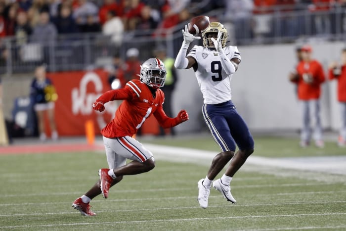 At the moment, Akron transfer Konata Mumpfield is the clear favorite to lead this Pitt team in receiving. Addison played more on the outside last season and Mumpfield lined up primarily in the slot, but the two players fit a similar mold, winning with speed and agility instead of power and physicality.Filling the shoes of a Biletnikoff winner is an impossible request but Mumpfield's has as good a chance as anyone to make up for at least some of the lost production. He was a highly sought-after transfer candidate after earning Freshman All-American honors from The Athletic, Pro Football Network and Maxwell Football Club and will be relied upon heavily by whoever wins the quarterback competition between Nick Patti and Kedon Slovis come this fall.&nbsp;