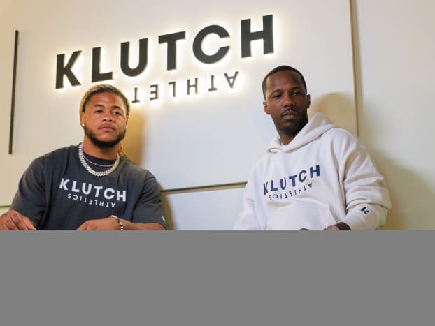 Washington Commanders DE Chase Young and Klutch Sports Group founder Rich Paul at the Klutch Athletics by New Balance celebratory launch event in Kansas City, Missouri. (Photo provided by New Balance)