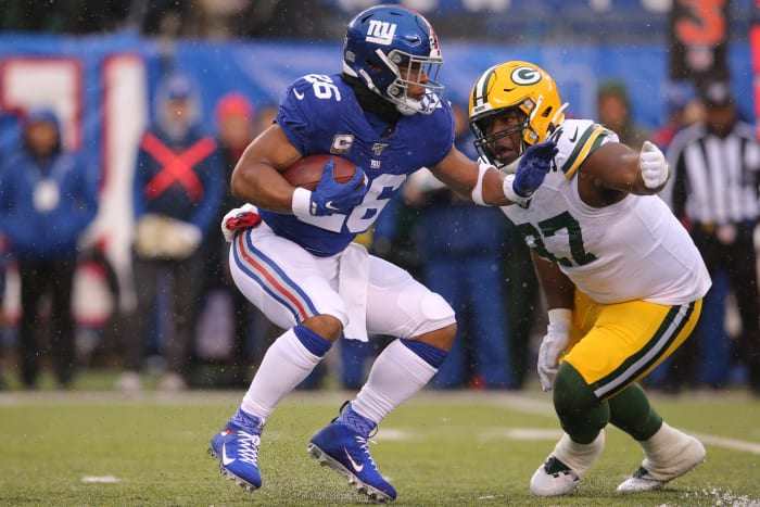 - Led by NFL rushing leader Saquon Barkley, the Giants are No. 1 in the NFL with 192.5 rushing yards per game and No. 2 with 5.75 yards per carry. They have two of the three best rushing days of the season, with 262 yards in last week’s win over Chicago and 238 yards in the Week 1 win over Tennessee. Even in their lone loss, to Dallas in Week 3, they rushed for 167 yards. 