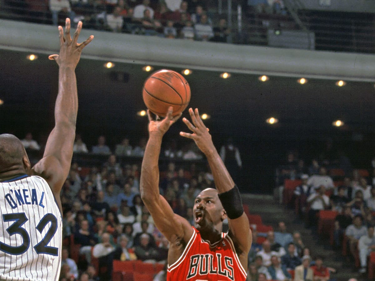 Watch: Michael Jordan scores 49 points against the Orlando Magic wearing a #12  jersey after his iconic #23 jersey was stolen, 32 years ago today